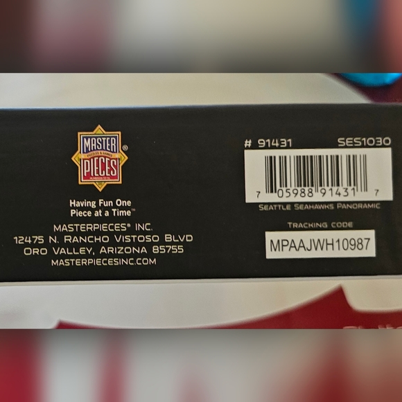 Seattle Seahawks - 1000 Piece Panoramic Jigsaw Puzzle - Picture 2 of 2